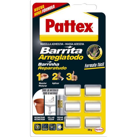 -CAHERSA- BARRITA ARREGLA TODO-MASILLA 2 COMPONENTES, DOSIS CORTADAS DE (1/4)