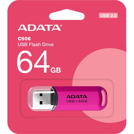 Clé USB Adata C906 64 Go rose