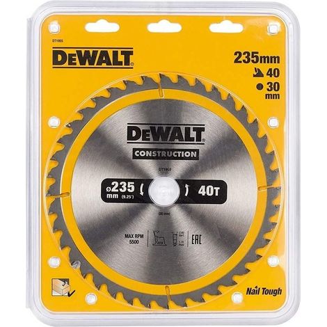 Portable Construction Circular Saw Blade 235 X 30Mm X 40T