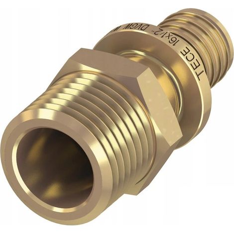 TECE Flex Übergang mit AG 20x1/2" Messing DVGW Fittings
