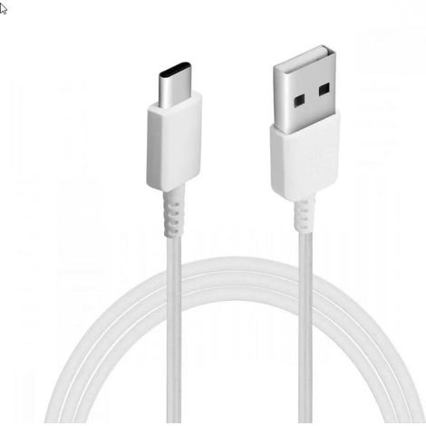 Samsung USB-A-auf-USB-C-Kabel, 0,8 m, weiß