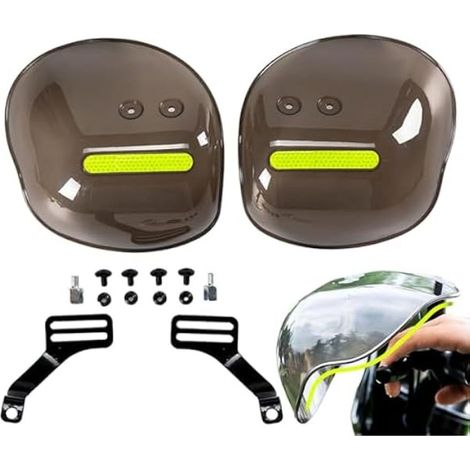 Gants - Protections de mains à bande réfléchissante + vis de réglage en hauteur (1/5)