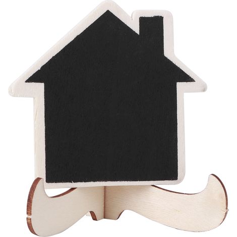 10 Stück Mini-Holztafeln für Kunsthandwerk, Schreibtisch-Nachrichtentafeln, Hochzeitsdekorationen (1/5)