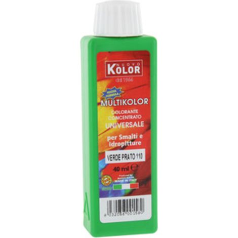 COLORANTE UNIVERSALE 40 ML VERDE PRATO 110RL Q.TA 12