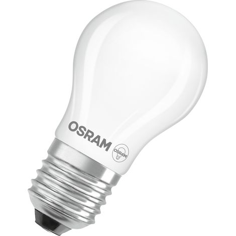 OSRAM Lampe LED  Superstar P25 Globe Filament dimmable, 2700 K blanc chaud, 1,8 W, E27, dépolie, 250 lm, 15 000 h, pour lampes de table, lampes décoratives, éclairage d'accentuation