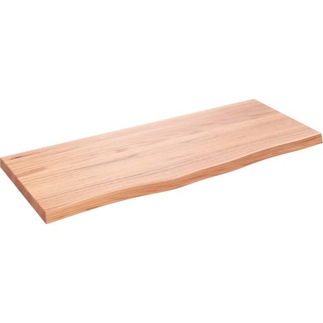 Maison Exclusive - Waschtischplatte Hellbraun 100x40x(2-4) cm Mas