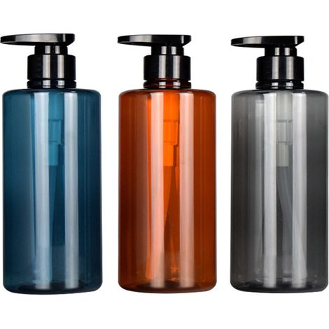 Distributeur Shampooing - Conditionneur - Savon Corps - Pompe Réutilisable - Pour Salle De Bain - Lot De 3 (1/5)