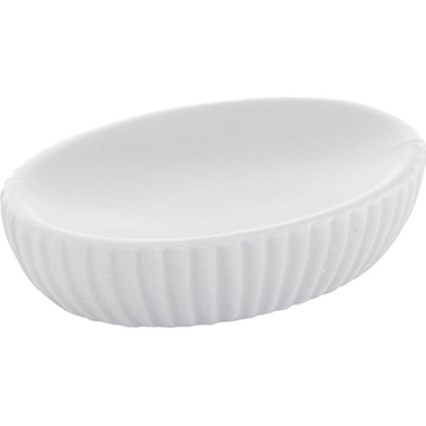 Gedy Marika Portasapone, Ceramica, Bianco, 12 x 8,3 x 3 (1/2)