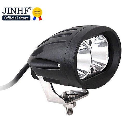 Nouvelle barre lumineuse de travail LED ronde 12V/24V 6000K 20W pour SUV, bateau et véhicule tout-terrain. (1/5)