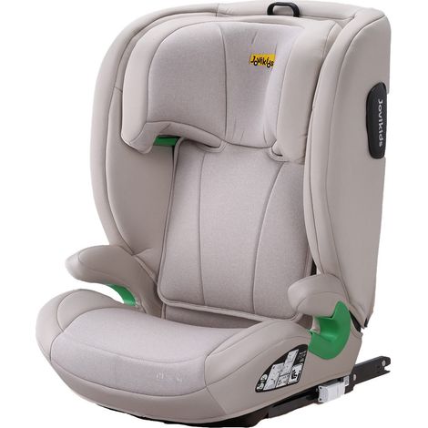 Seggiolino auto bambino i-Size R129 100-150 cm ISOFIX, schienale e poggiatesta regolabili beige (1/5)