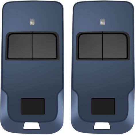 Garagentor-Fernbedienung 433,92 MHz, 2 Kanäle – Kompatibel mit Mitto Cool C2, C4 und Mitto 4 Modellen – 2er-Pack (1/5)