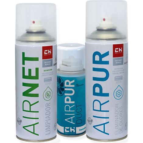Pack AIRNET + AIRPUR + AIRPUR DUCT Spray 400 ml  Bricoprofesional