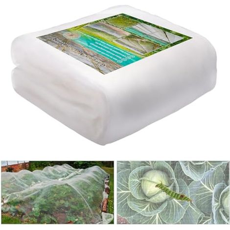3 x 6m Filet Anti Insectes pour Potager, 18㎡ Filet Tunnel Potager Filets pour Jardin Découpable, Filet de Protection Contre Les Insectes, Les légumes, Les Fruits, Les Fleurs (1/4)