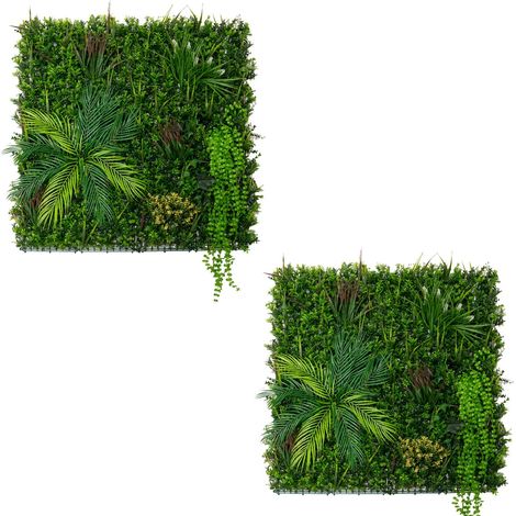 Alina Artificial Wall Tile x 2 - 100cm x 100cm