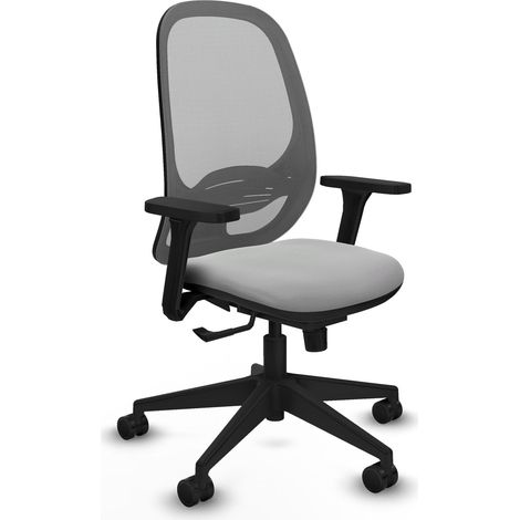 Chaise de bureau piqueras y crespo Cilanco noir mousse découpée (1/2)