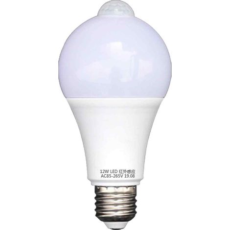 1 Ampoule LED Intelligente,Commande Vocale,Capteur Infrarouge,Radar Mouvement,Tension 85-265V,Intérieur Couloir (1/5)