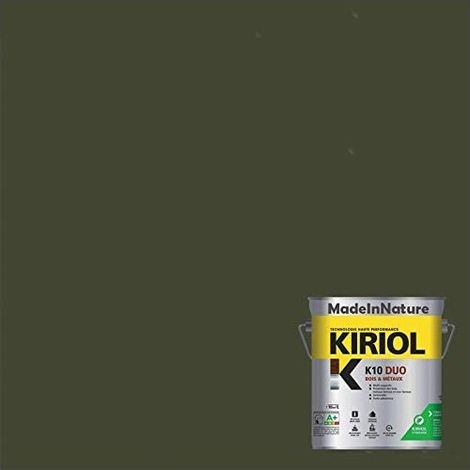 Peinture Métaux Antirouille, Sous couche et Finition, sur Fer, Acier, Galvanisé, même rouillés, très opacifiant - 0.75 litre - RAL 6003. (1/4)