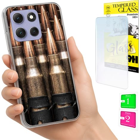Funda para Motorola Moto G86 Power, carcasa trasera con foto y cristal 9H. (1/5)