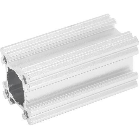 Profilé extrudé linéaire à rainure en T, rail en aluminium, fournitures industrielles, longueur 24 mm, épaisseur 48 mm
