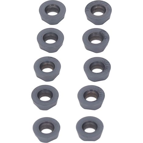 10 Hartmetallbeschichtete CNC-Fräser, Drehmeißel, Spannwerkzeuge für die Metallbearbeitung (Set) (1/5)