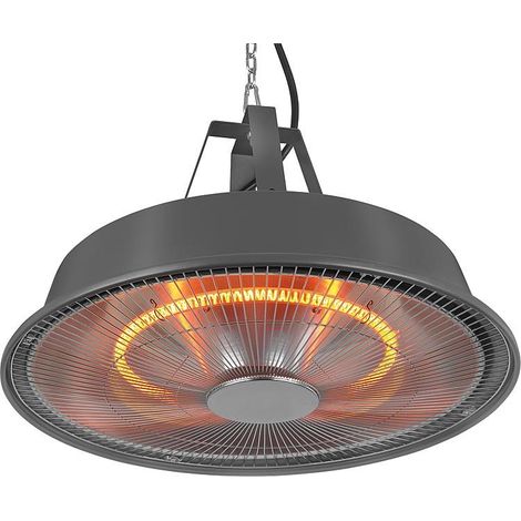 Chauffage tente 1500 gris
