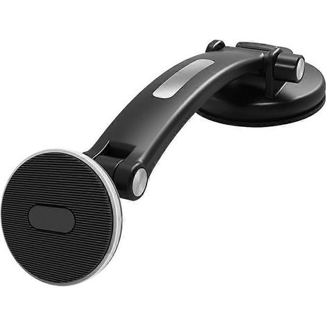 Support de téléphone à ventouse pour voiture, support de téléphone réglable pour véhicule, support de téléphone pour pare-brise-17X7cm-Black (1/3)