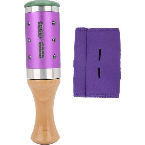Rouleau de massage multifonction violet pour visage et yeux, tenu à la main, appareil de moxibustion (1/5)