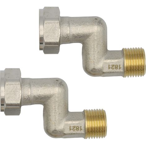 Sanicomfort S-Anschlußstück 1/2" - 2 Stück (1/3)