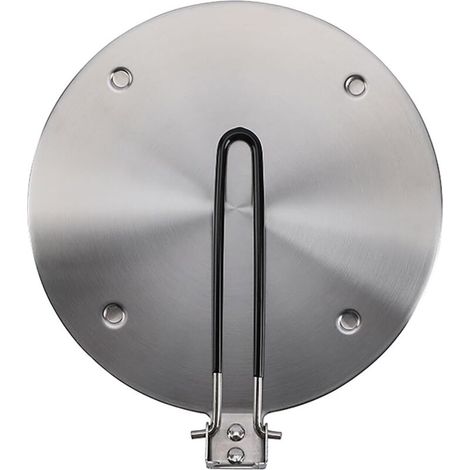 Adaptateur à Induction, Induction Hob Heat Diffuser pour Cafetières et Ustensiles de Cuisine avec Poignée Amovible, Adaptateur Plaque Diffuseur de Chaleur pour Plaque Induction, 20cm (1/5)