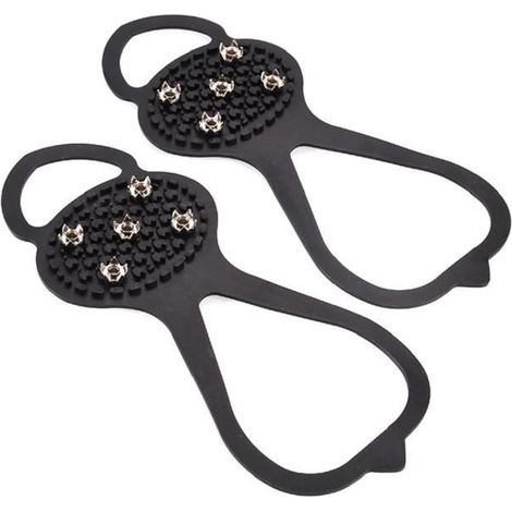 Crampons gripper pointes crachates grips grips grips griffes de traction de neige pour adulte l (1/4)