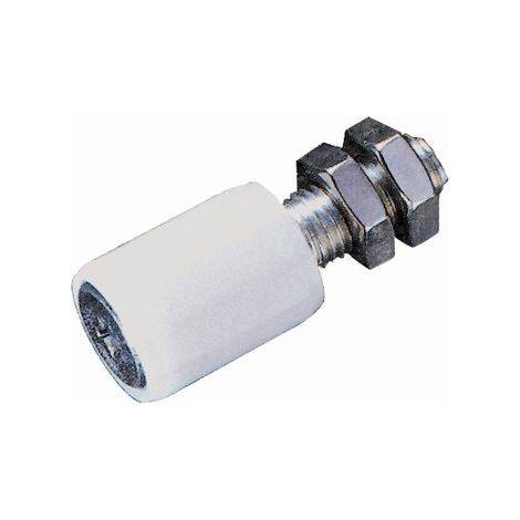 Olive de guidage en nylon Ø40mm - Hauteur 45mm hauteur totale 85mm - Tige en inox filetage M16 - DECO FER FORGE