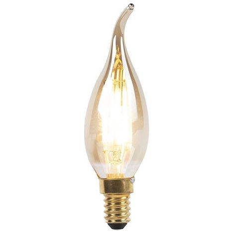 LUEDD Ampoule LED à filament bougie E14 dimmable 240V 3W 250lm (1/4)