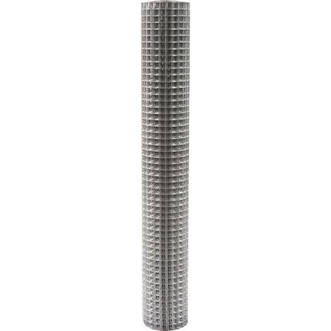 Malla soldada galvanizada 1 x 25 0,8 13 x 13
