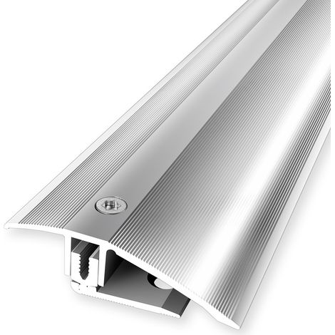 PROVISTON Ausgleichsprofil flexibel Parkettprofil Breite: 51 mm Höhenausgleich: 7 - 23 mm Länge: 900 mm Aluminiumprofil Alu poliert 1 Stück (1/5)