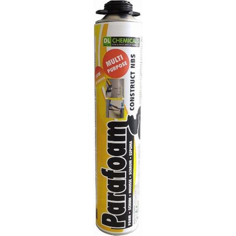 Mousse polyuréthane expansive 700 ml pistolable – Isolation thermique et acoustique – Pour espaces confinés et chantiers humides