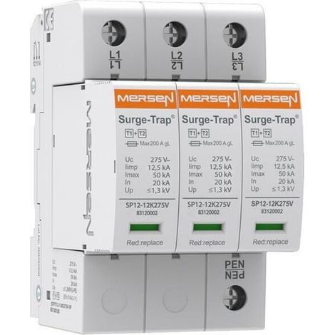 Mersen Ü-ABLEITER T1+2 275V 3P (STPT12-12K275V-3P)