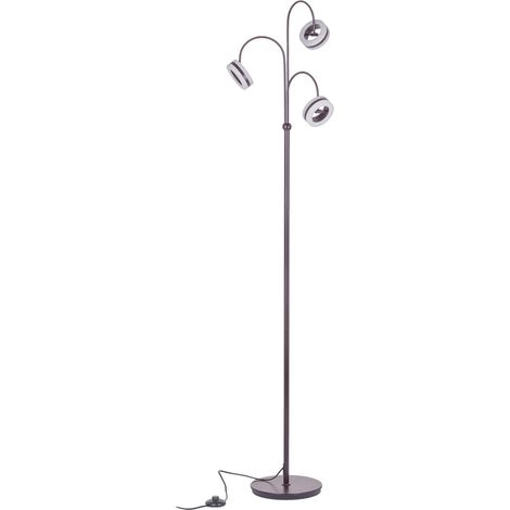 Lampada da terra Italux Metis LED loft bronzo 14,4W (1/2)