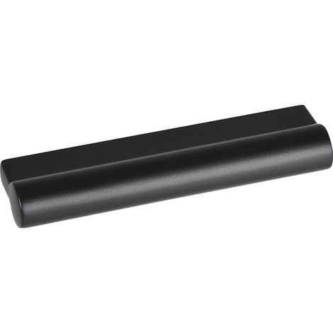 Poignée Acca LA - 64 mm - Largeur 81 mm - Poignée de tiroir - Petite poignée de tiroir - Zinc moulé sous pression - Noir mat (1/2)
