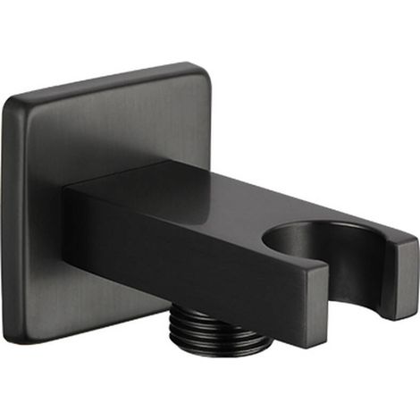 Soporte Pared Ducha Cuadrado Titanio - GME (1/2)