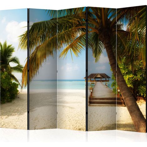 Paravento - Paradise beach II [Room Dividers] - 225x172 (1/4)
