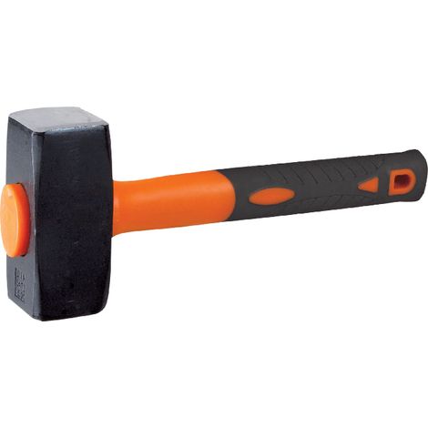 Maillet en acier forgé 800 grammes, manche en fibre 1464261 VALEX (1/3)