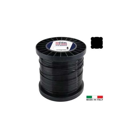 Fil de débroussailleuse Quadro Pro en nylon noir - ø 2,7 mm en écheveau de 240 m