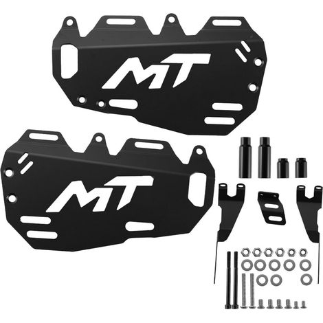 Support de bagage de moto robuste en aluminium renforcé - Support latéral renforcé résistant à l'érosion pour sacoche de selle pour moto 450MT - Support de bagage en aluminium (1/5)