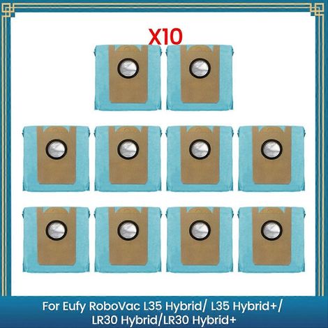 Sacs à poussière pour aspirateur RoboVac L35 Hybrid/L35 Hybrid+/LR30 Hybrid/LR30 Hybrid+, pièce de rechange pour aspirateur, sac poubelle, A (1/5)