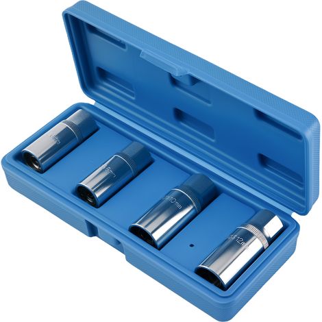 4PC CRV Stud Extractor Kit for Exhaust Manifold6 8 10 12 mm 1/2in Drive Tool Set (1/5)