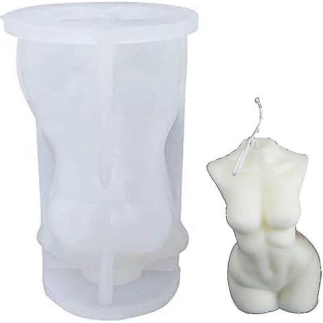 Moule à bougie en silicone, Moules en silicone, Moule à bougie, Moule à savon pour bougie, Moule 3D corps de femme à faire soi-même (1/5)