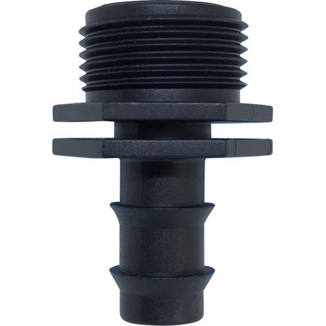Raccord droit cannelé male 20x27 -  X2