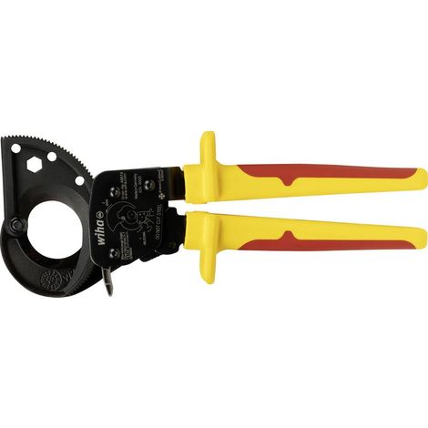 Wiha tagliacavi elettrico fino a 300 mm² con principio a cricchetto 275 mm, 10" (46674)