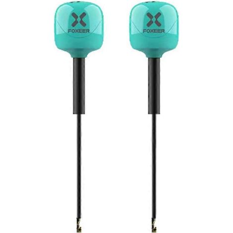 FOXEER FPV Lollipop 4 Plus 4+ Antenne (2 Stück) 5,8 GHz 2,6 dBi Omni Mini-Antenne 95 mm RHCP UFL für FPV RC-Renndrohne (1/5)