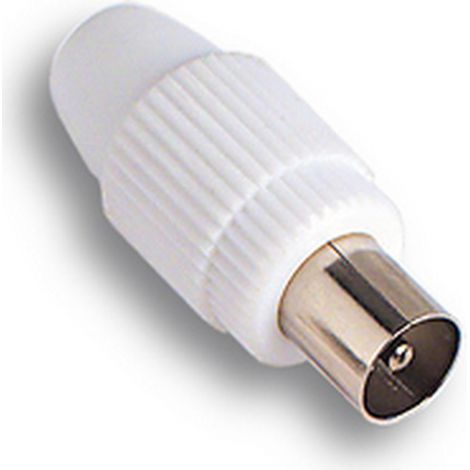 Fme art 32.000 spina coassiale diritta per cavo tv televisione 7 mm (1/2)